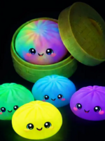 Handee Products 4" Mystery Squishy Dumpling - Glow in the Dark