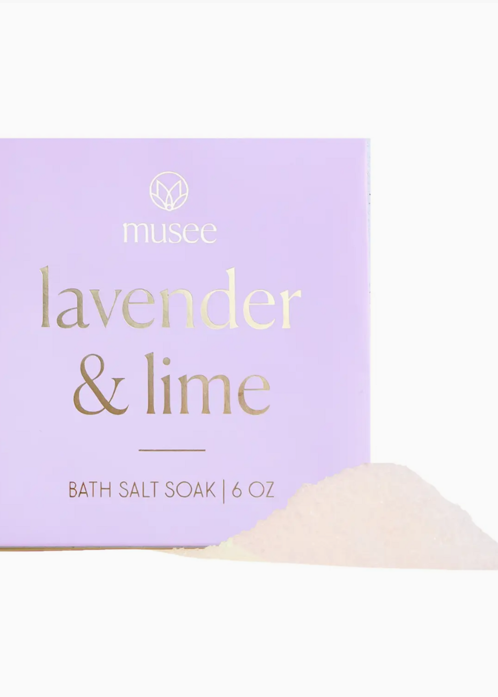 Musee Lavender & Lime Mini Bath Salt Soak