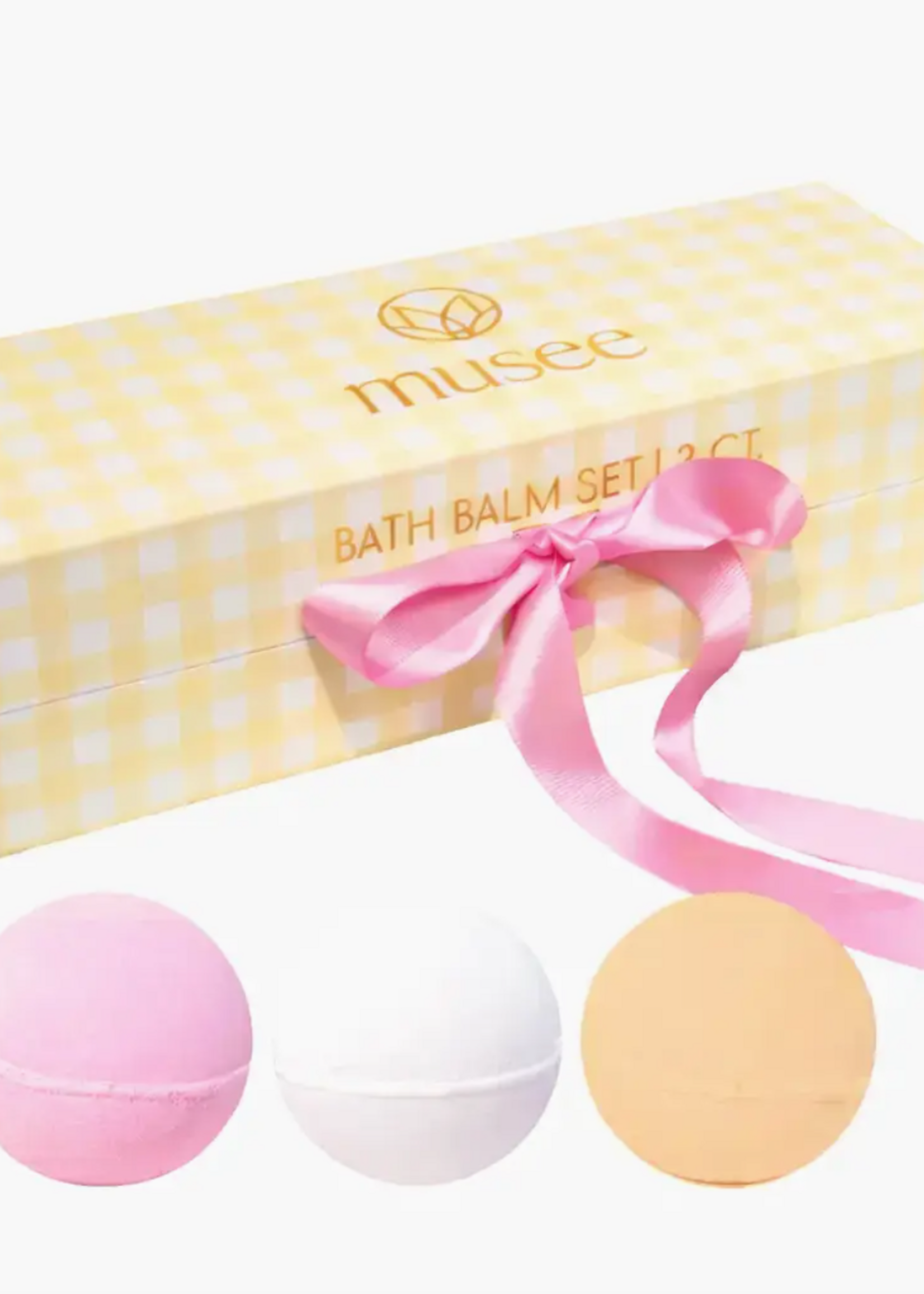Musee Gingham Three Balm Set