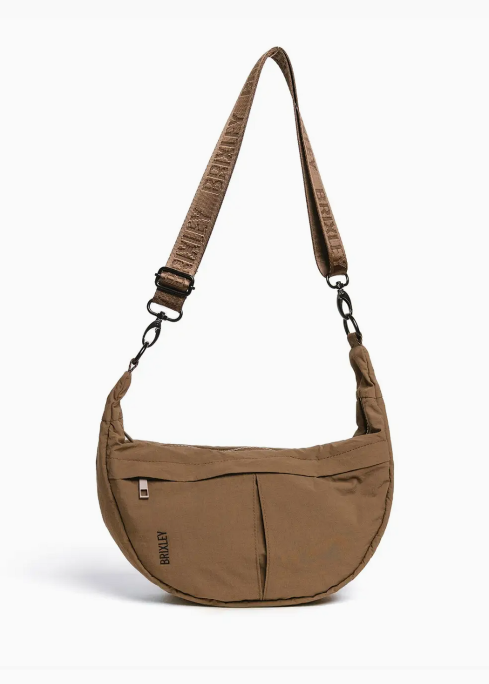 Brixley Mocha Crescent Bag
