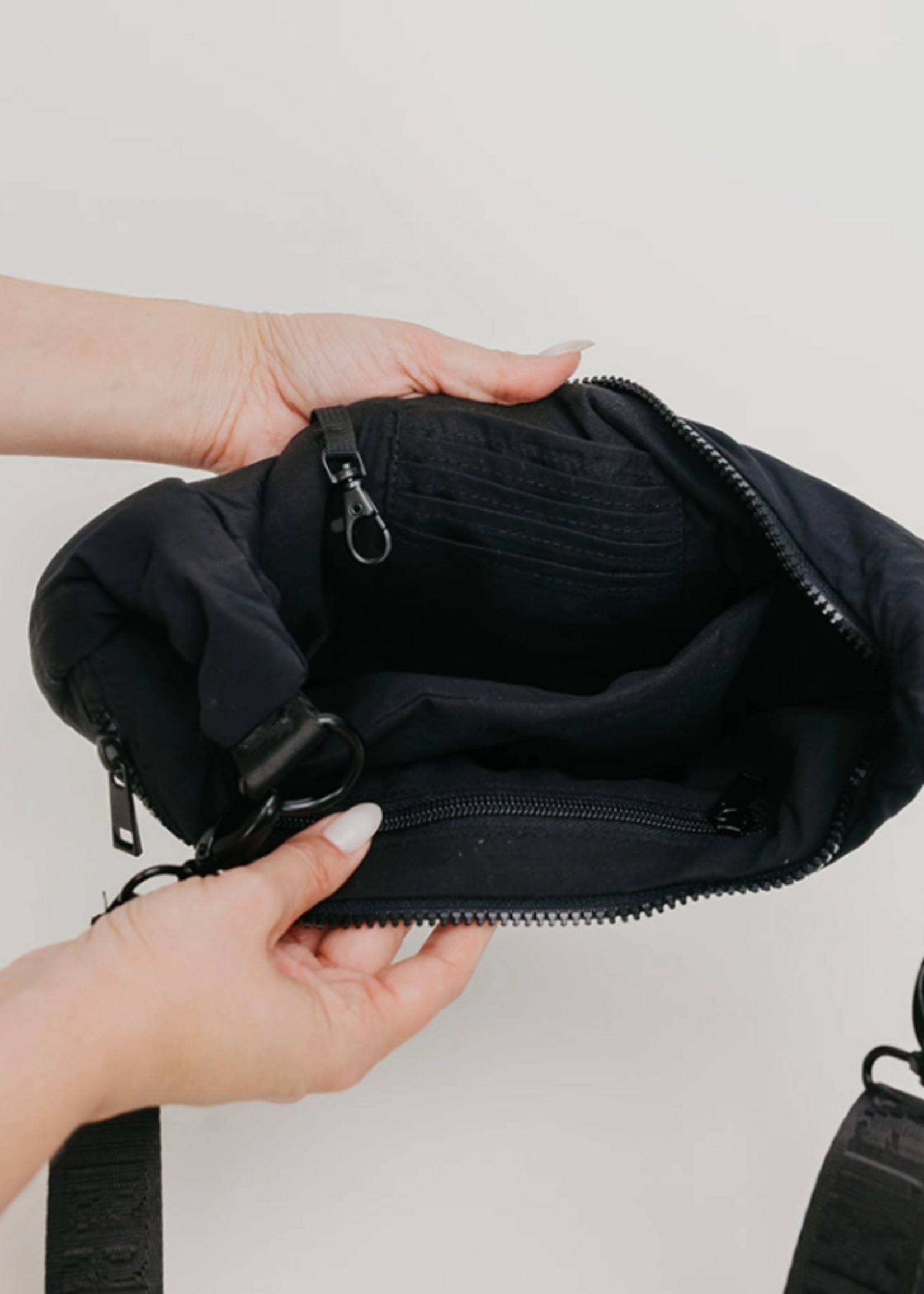Brixley Onyx Crescent Bag