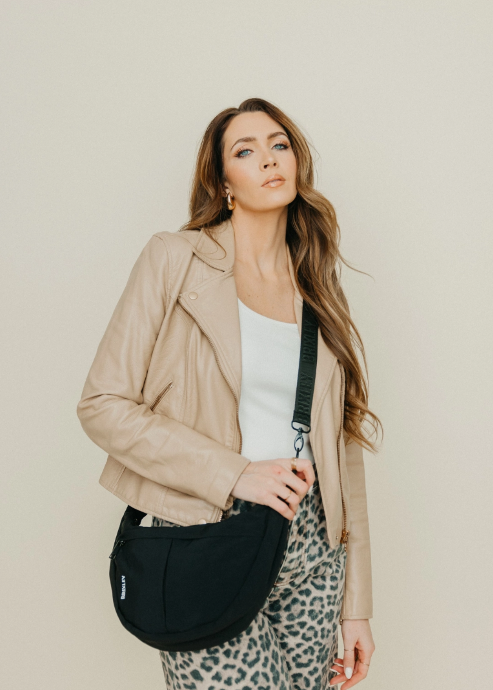 Brixley Onyx Crescent Bag