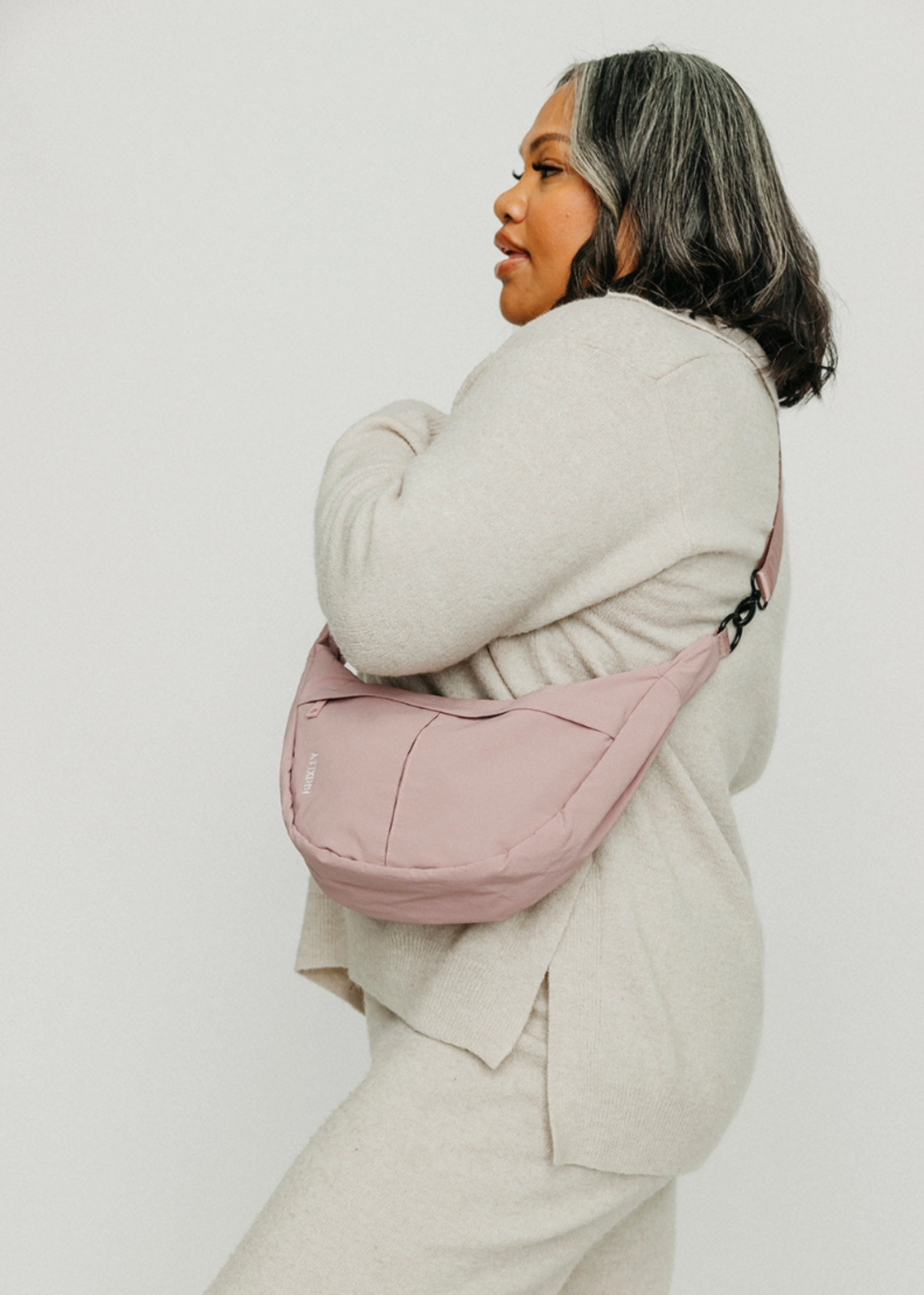 Brixley Peony Crescent Bag