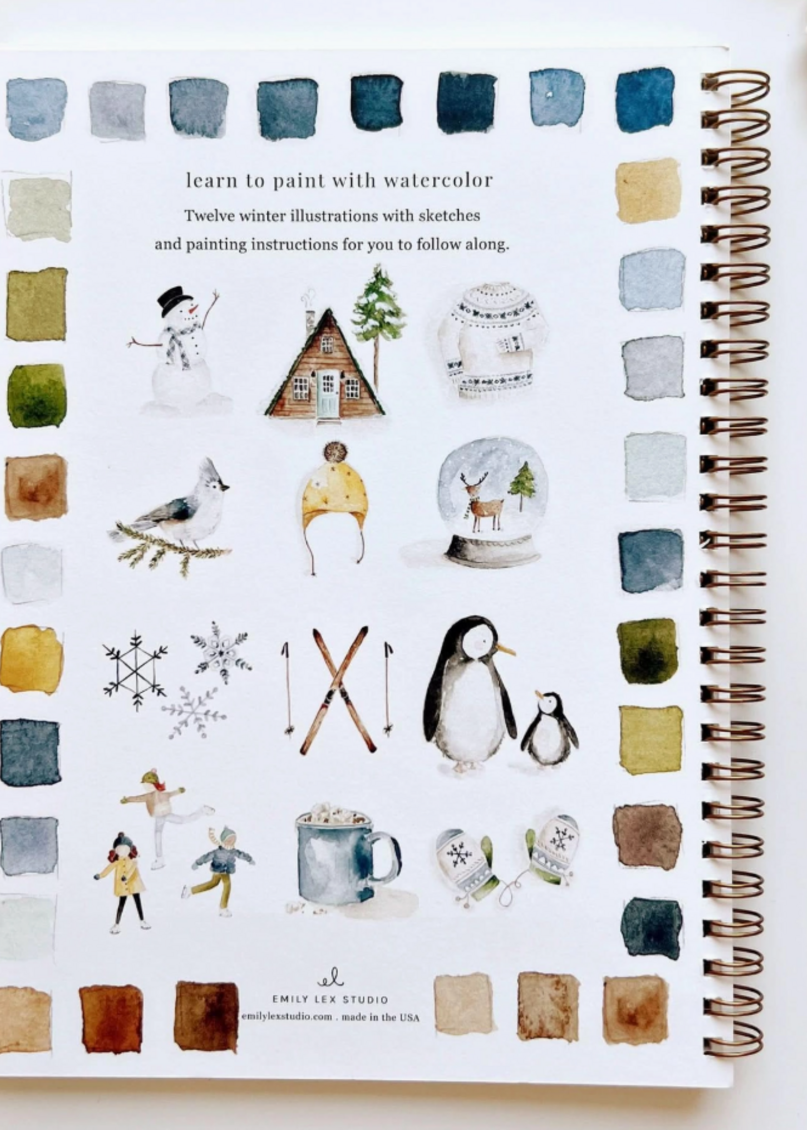 Emily Lex Studio Winter Watercolor Workbook