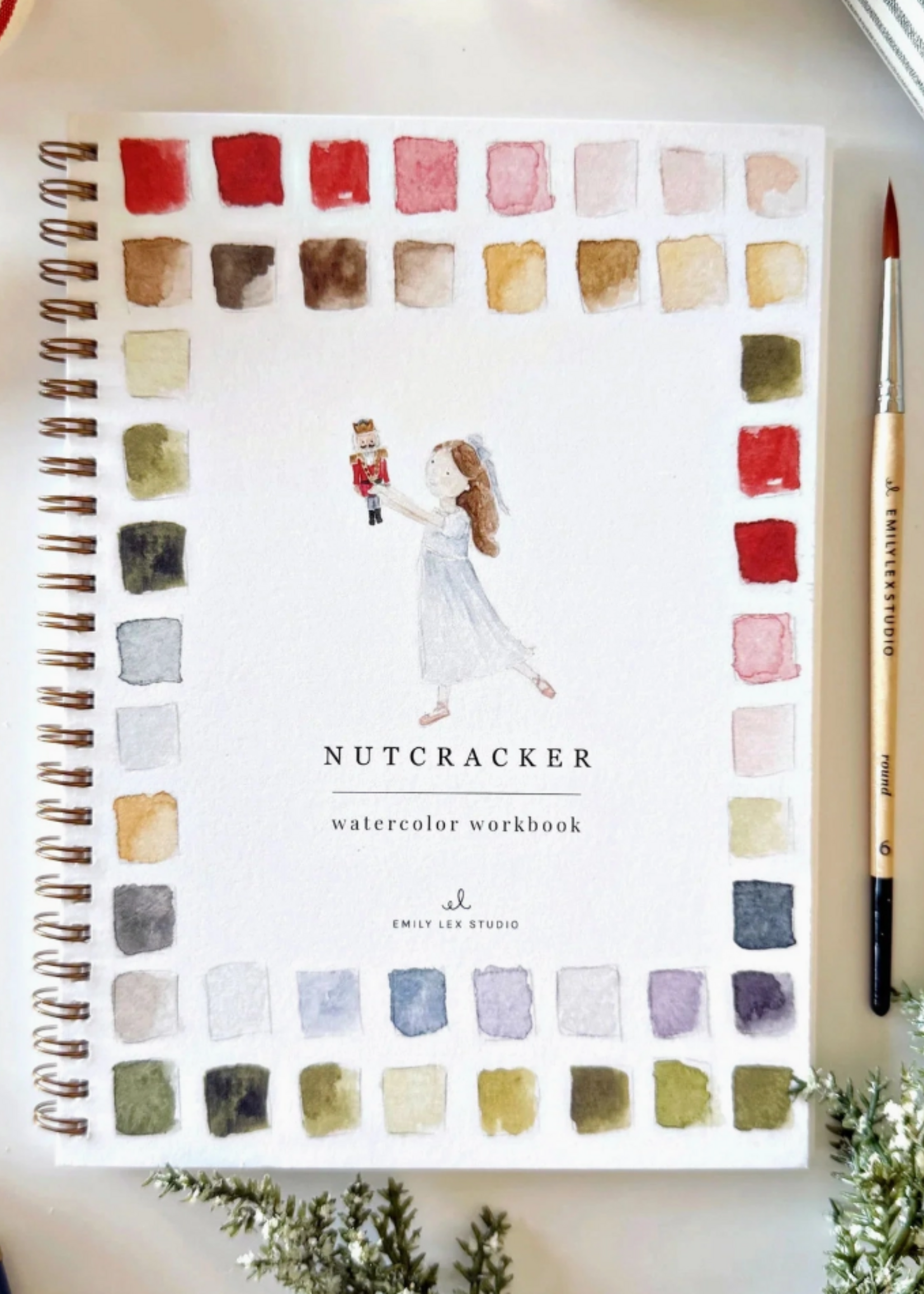 Emily Lex Studio Nutcracker Watercolor Workbook