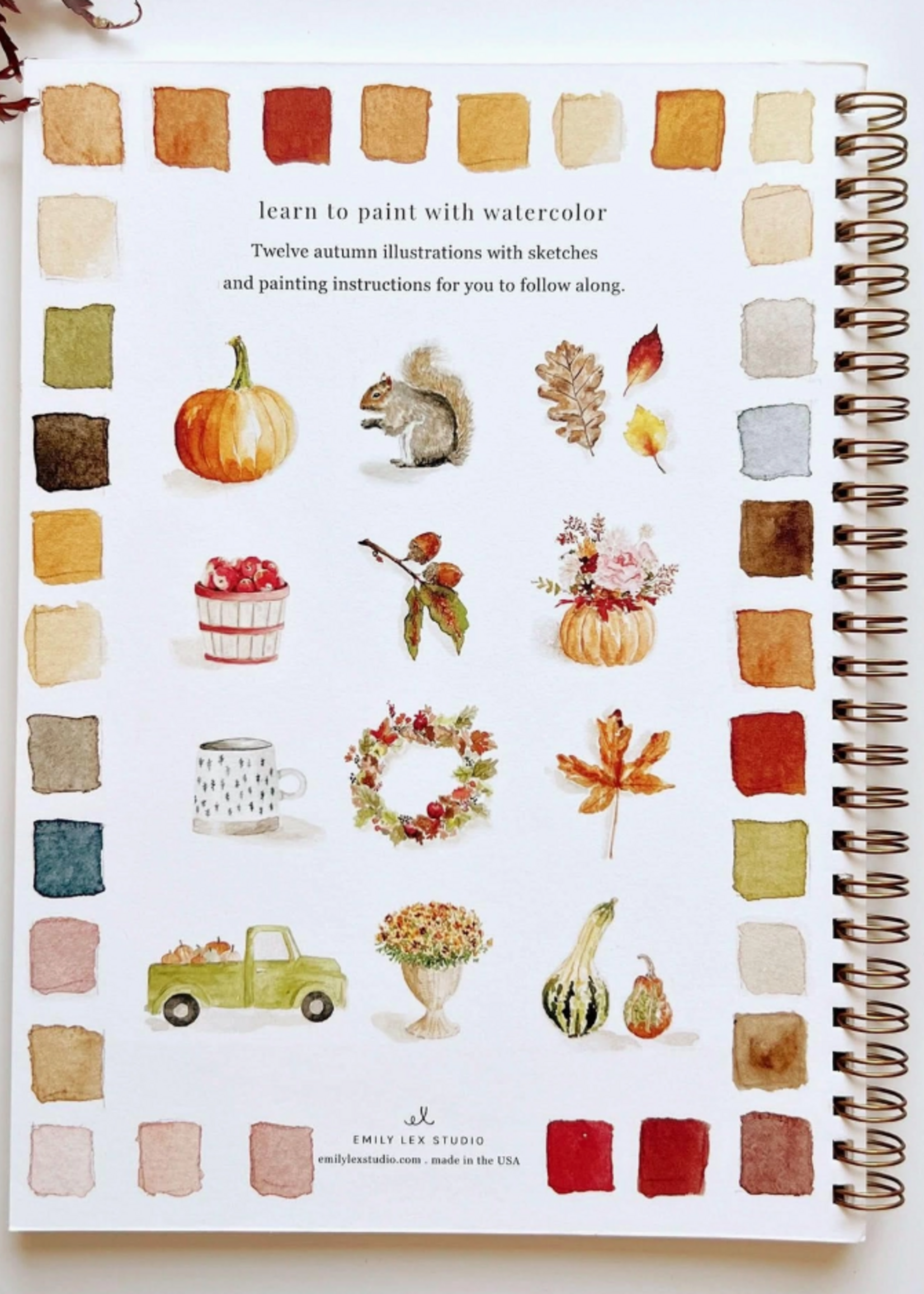 Emily Lex Studio Autumn Watercolor Workbook