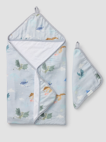 Loulou Lollipop Hooded Towel Set-Magical Dragons