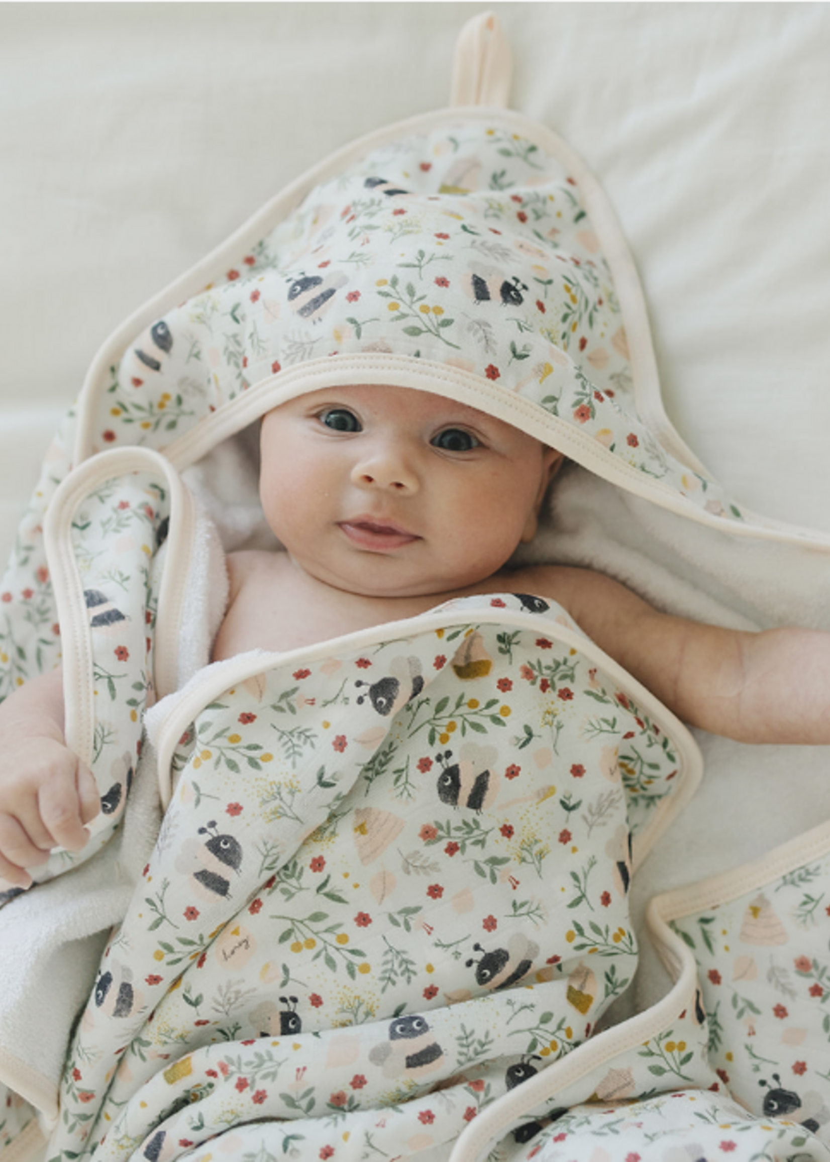 Loulou Lollipop Hooded Towel Set-Mermaids