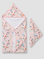 Loulou Lollipop Hooded Towel Set-Unicorn Ballet