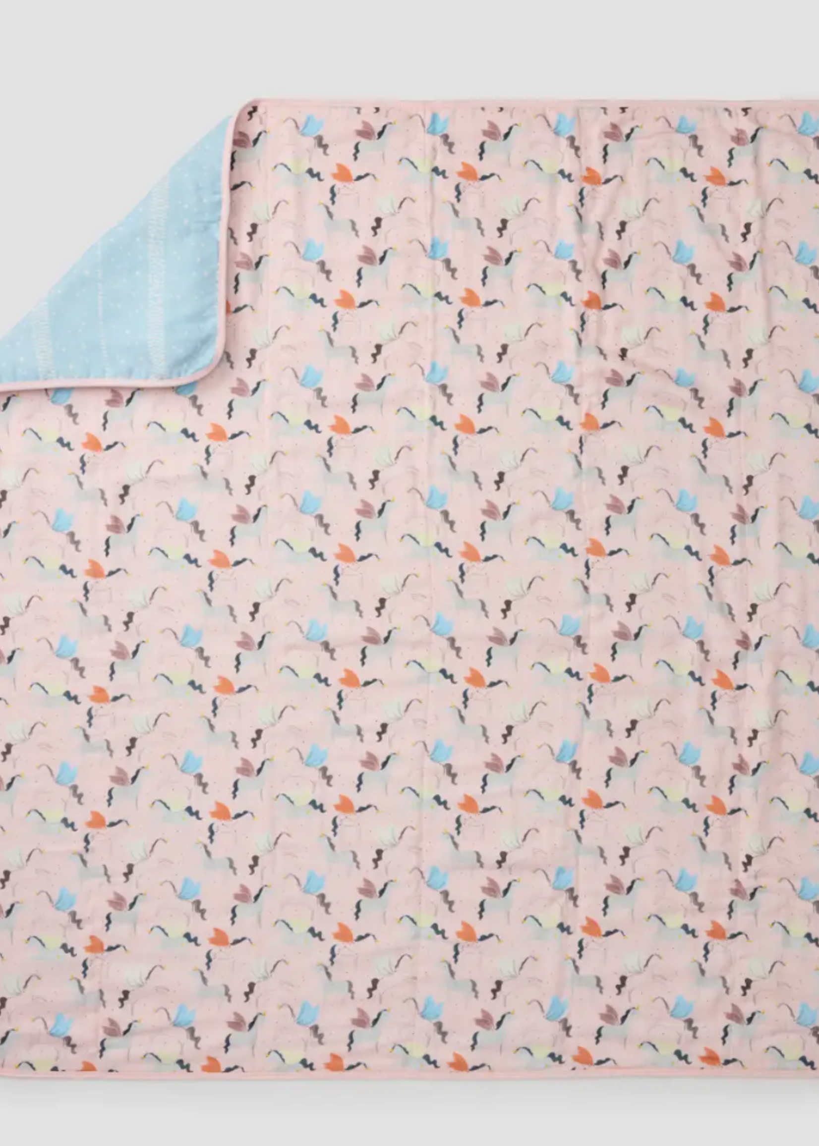 Loulou Lollipop Muslin Quilt - Unicorn Ballet
