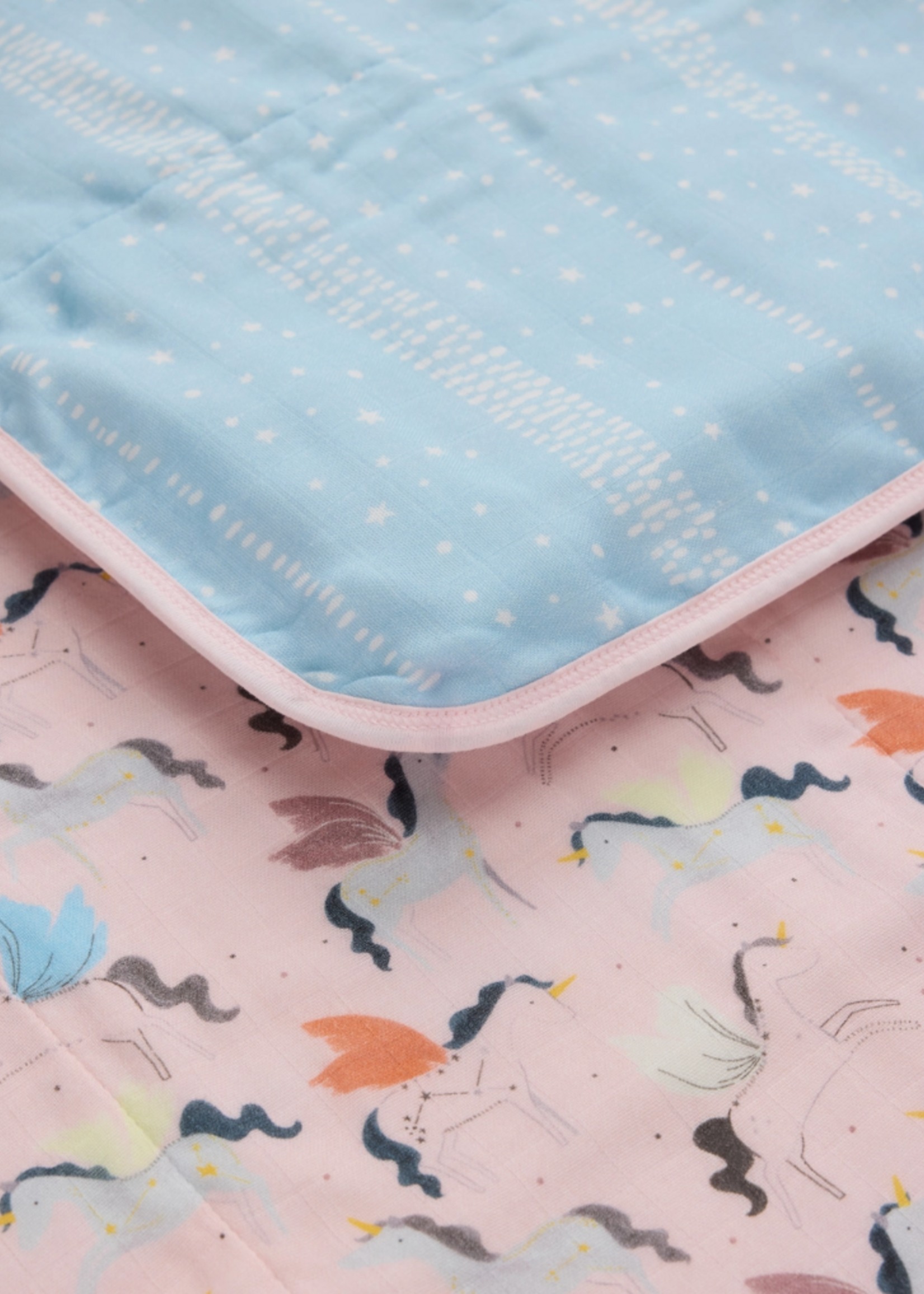 Loulou Lollipop Muslin Quilt - Unicorn Ballet