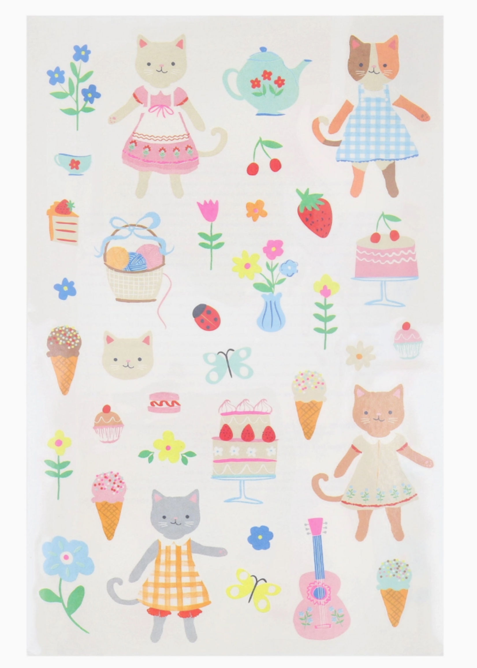 Meri Meri Kitten Club Temporary Tattoos
