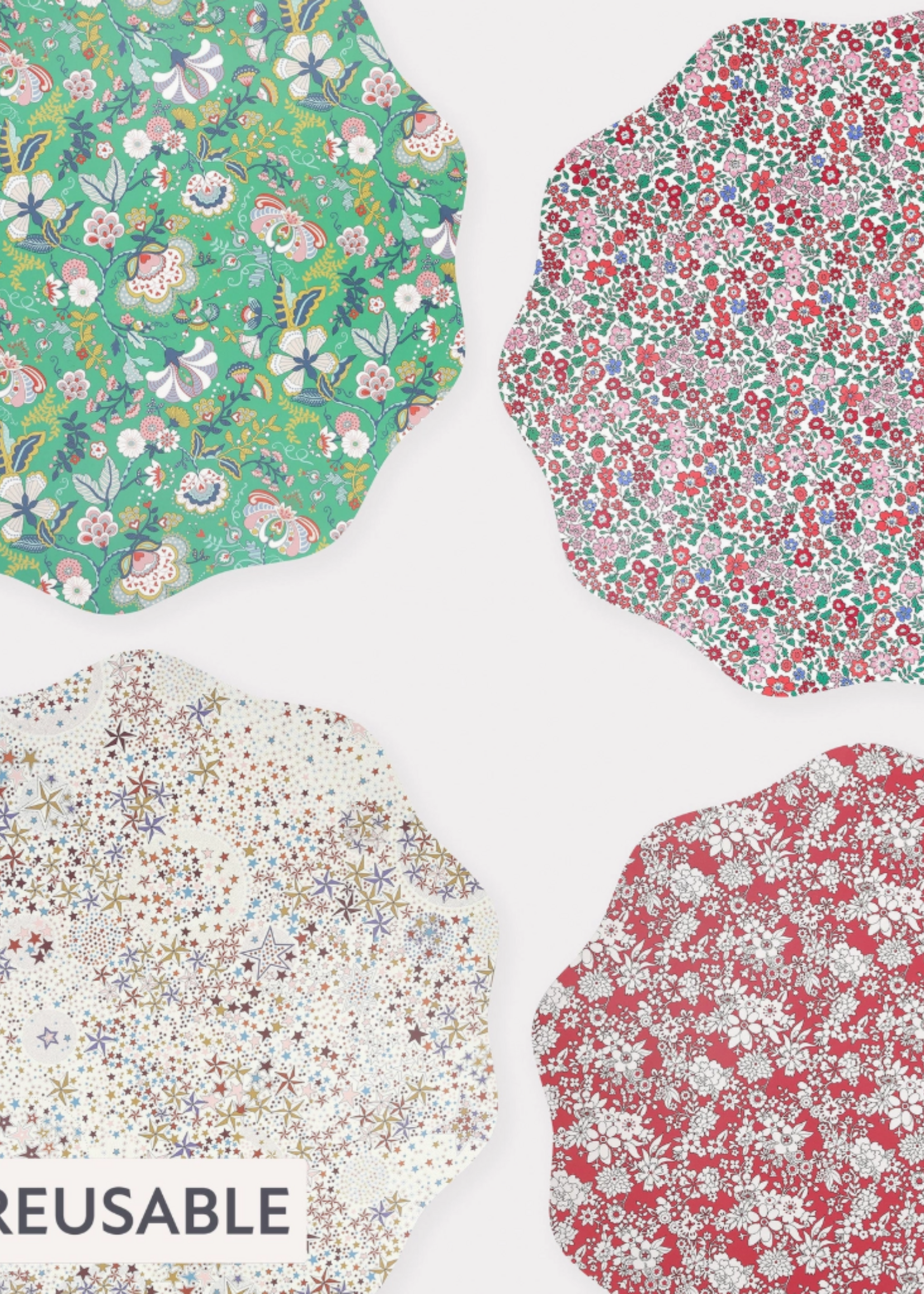 Meri Meri Meri Meri X Liberty Winter Placemats Set