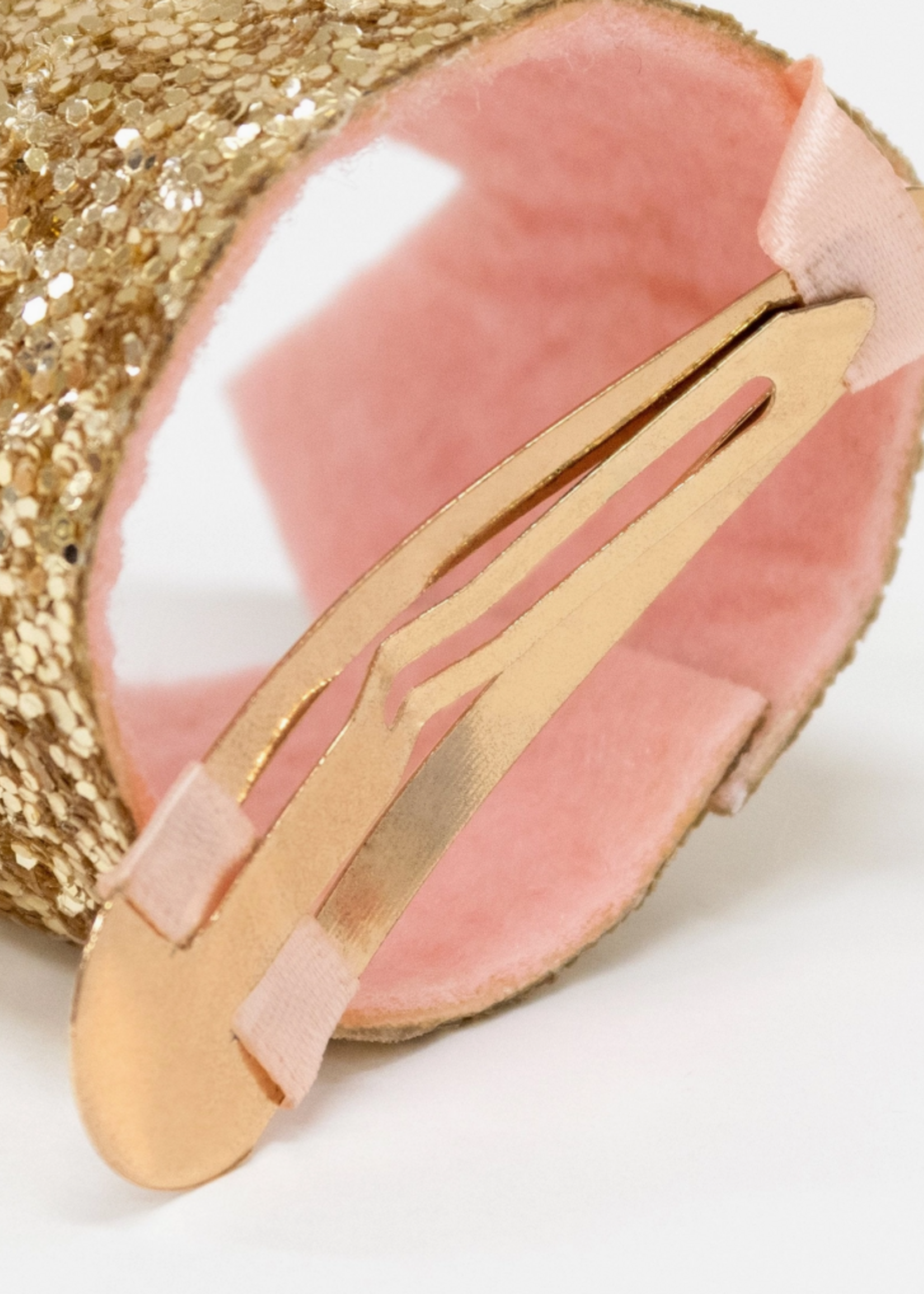 Meri Meri Mini Gold Glitter Crown Hair Clip