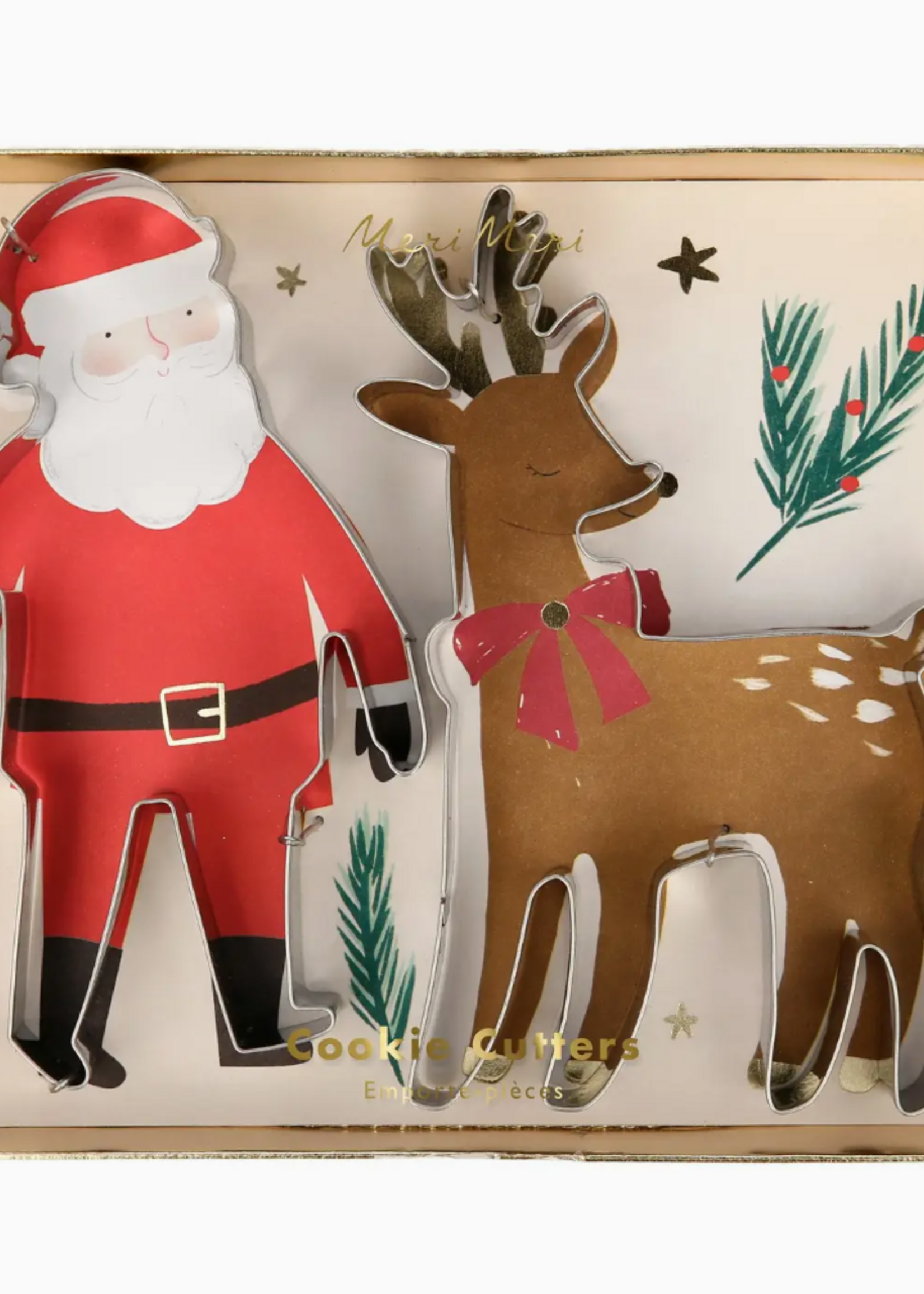Meri Meri Santa & Reindeer Christmas Cookie Cutters