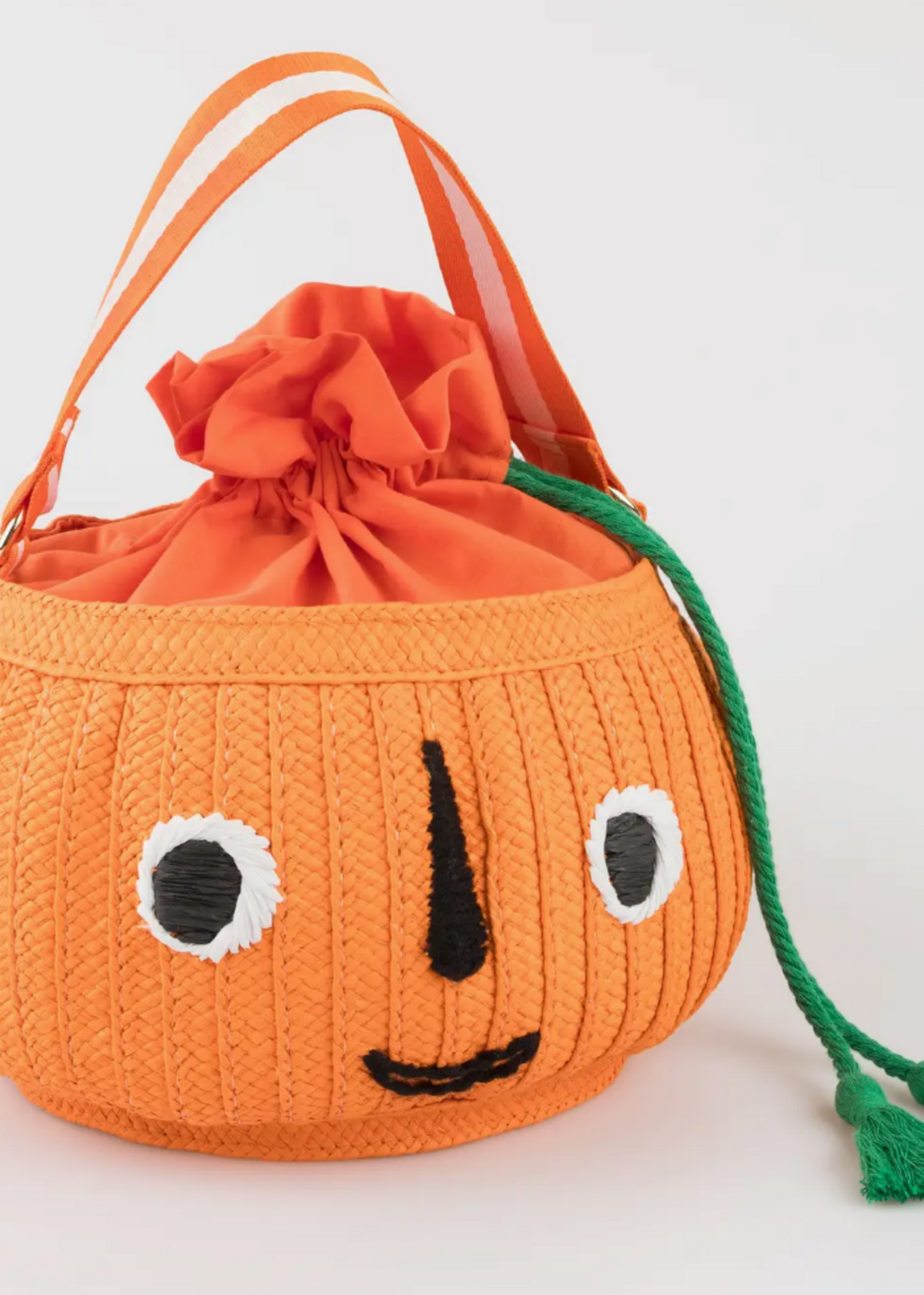 Meri Meri Trick or Treat Pumpkin Basket Bag