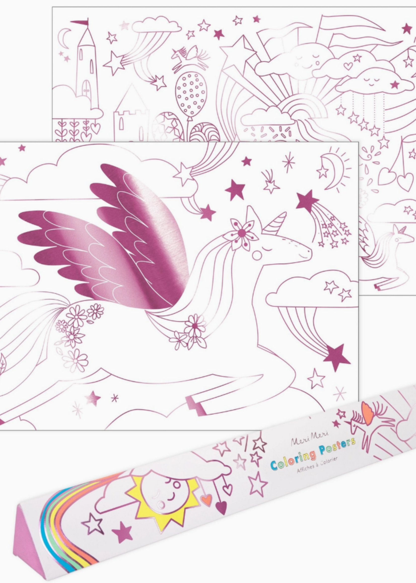 Meri Meri Unicorn Colouring Pages