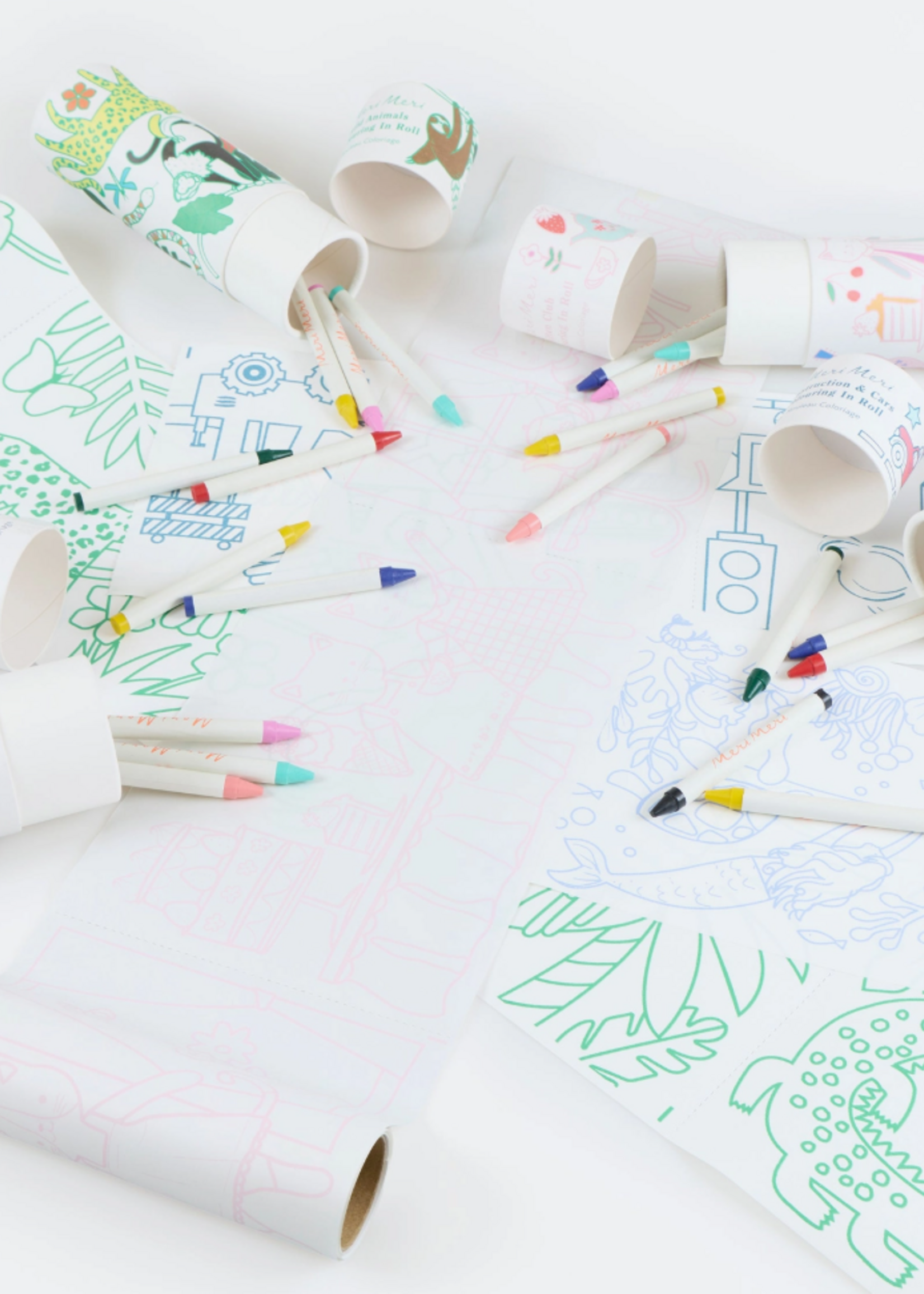 Meri Meri Wild Animals Colouring Roll