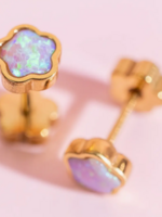 Pierced Flower Opals