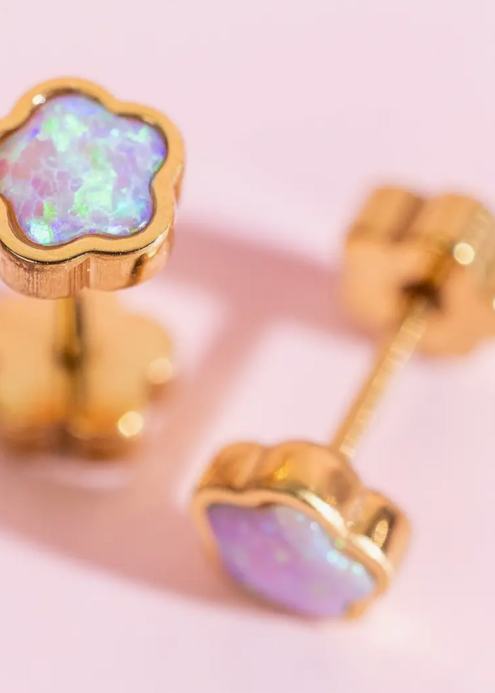 Pierced Flower Opals