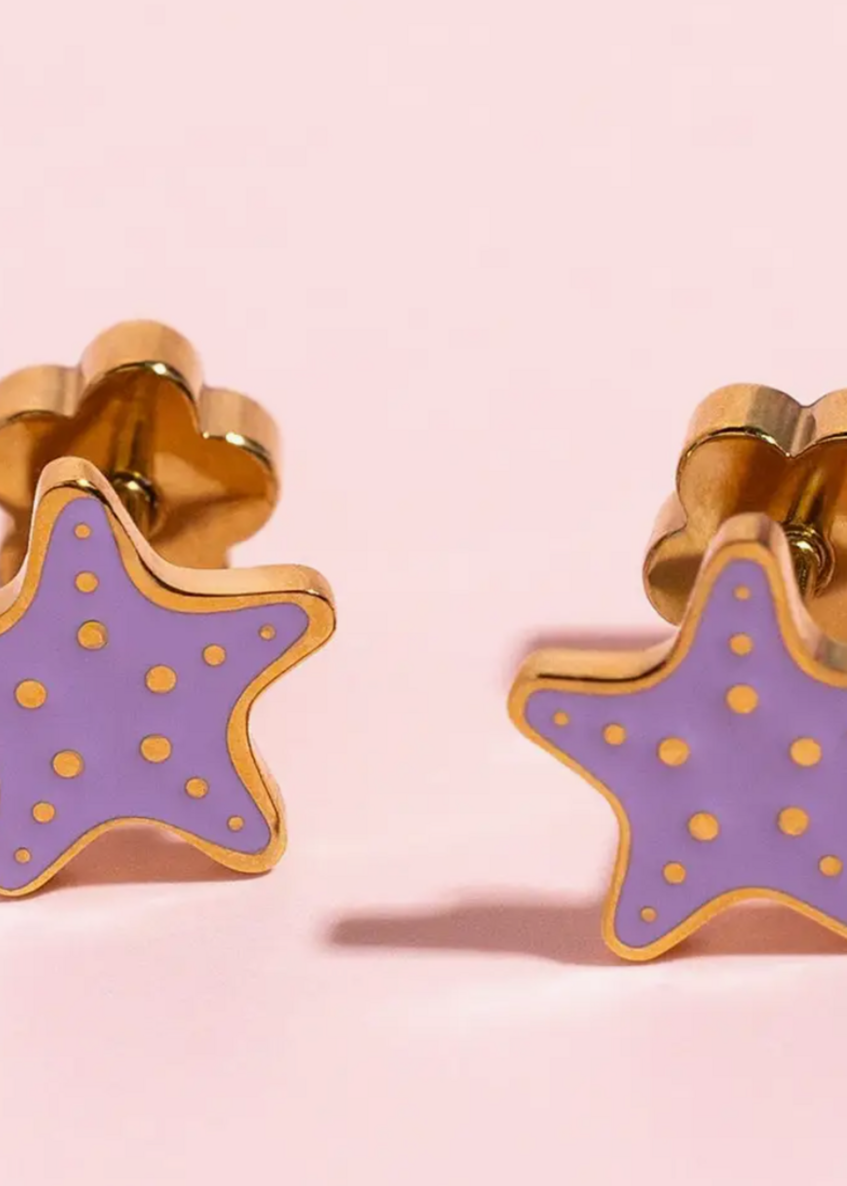 Pierced Starfish Earrings