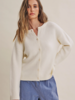 in february Cotton Candy Cloud Touch Easy Layering Sweater Cardigan