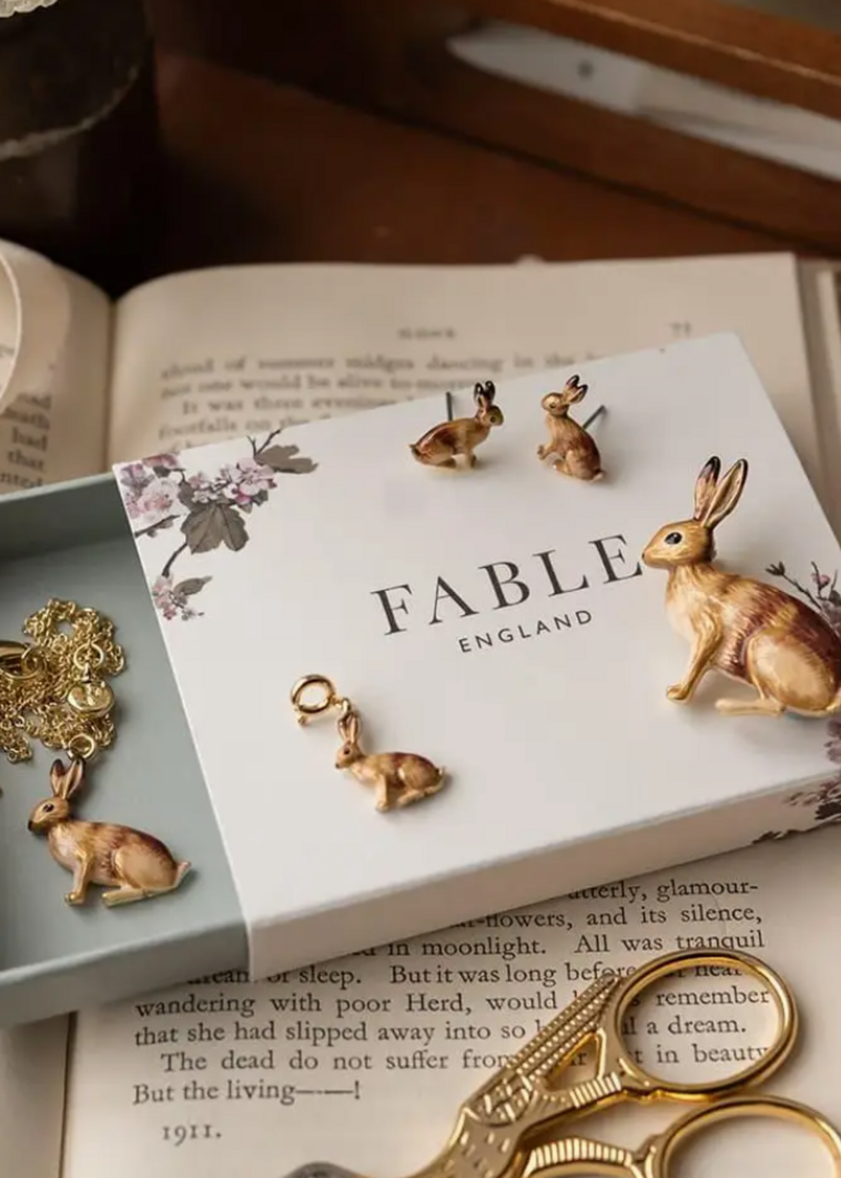 Fable England Rabbit Brooch