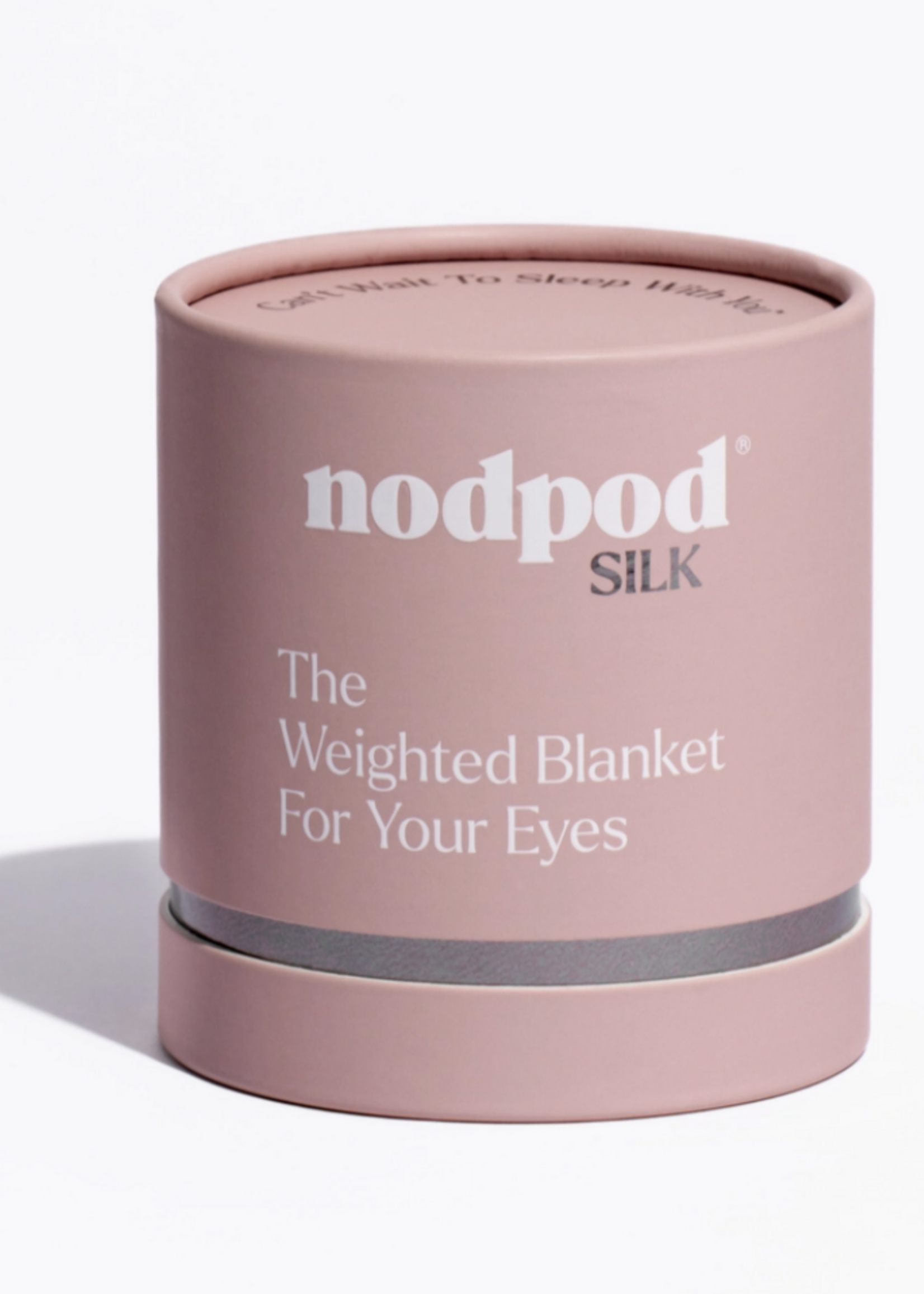 nodpod Silk Weighted Sleep Mask- Petal - Eye