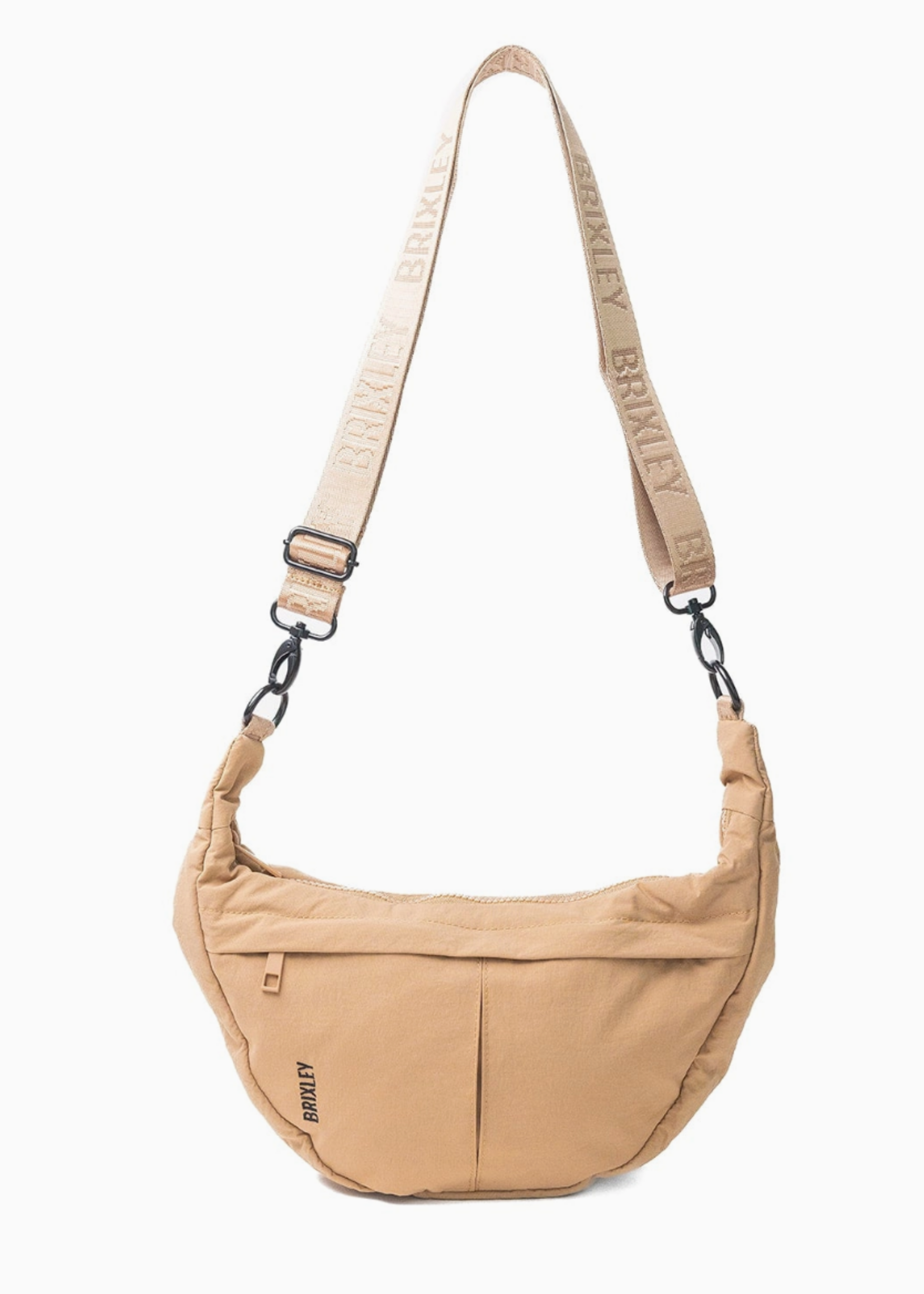 Brixley Caramel Crescent Bag