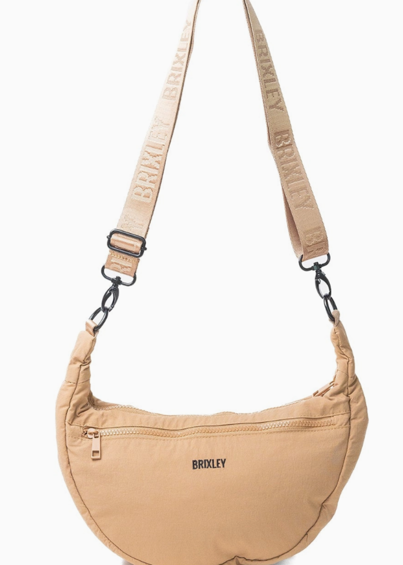 Brixley Caramel Crescent Bag