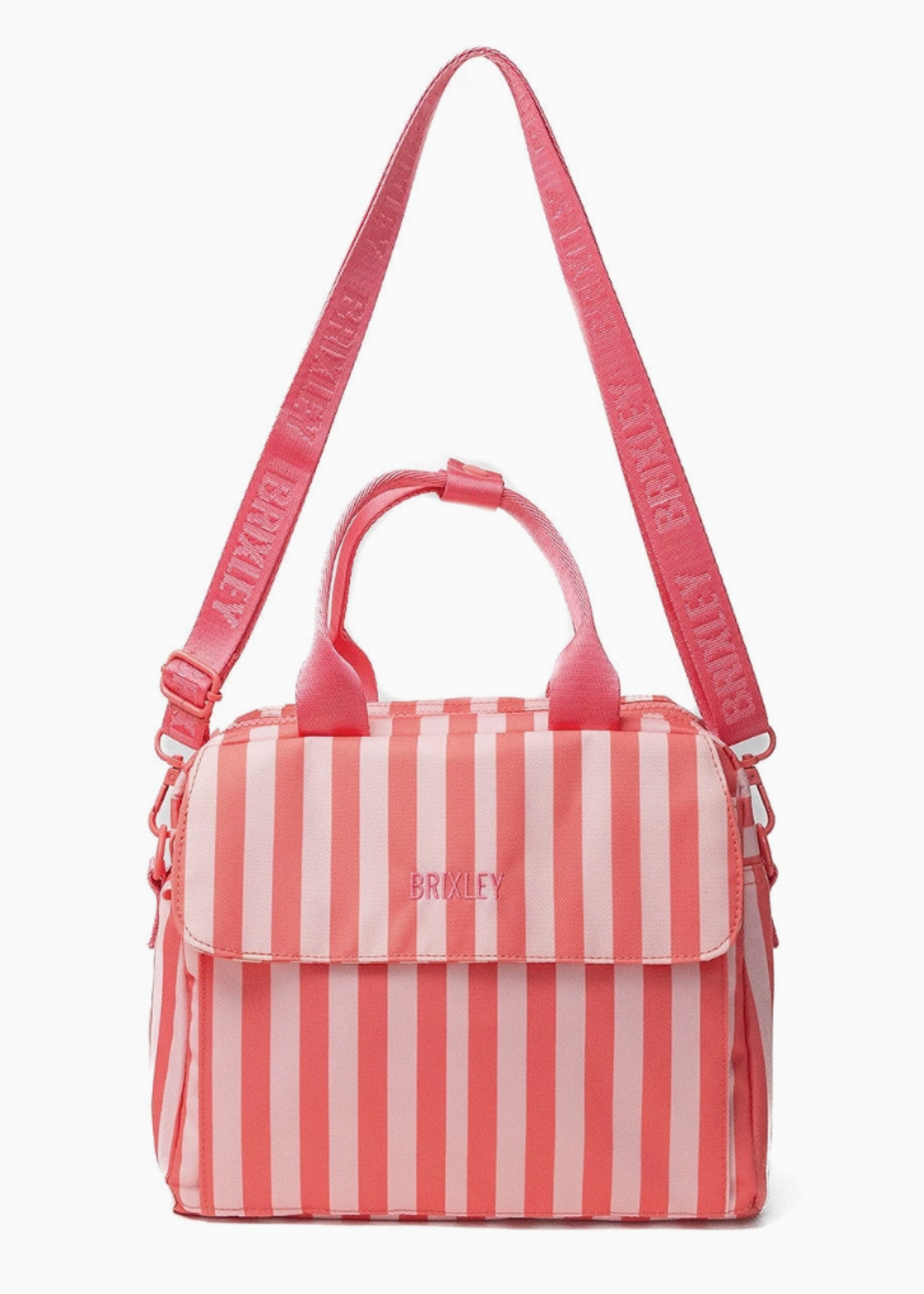 Brixley Coral Stripe Lunch Box