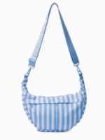 Brixley Harbor Stripe Crescent Bag