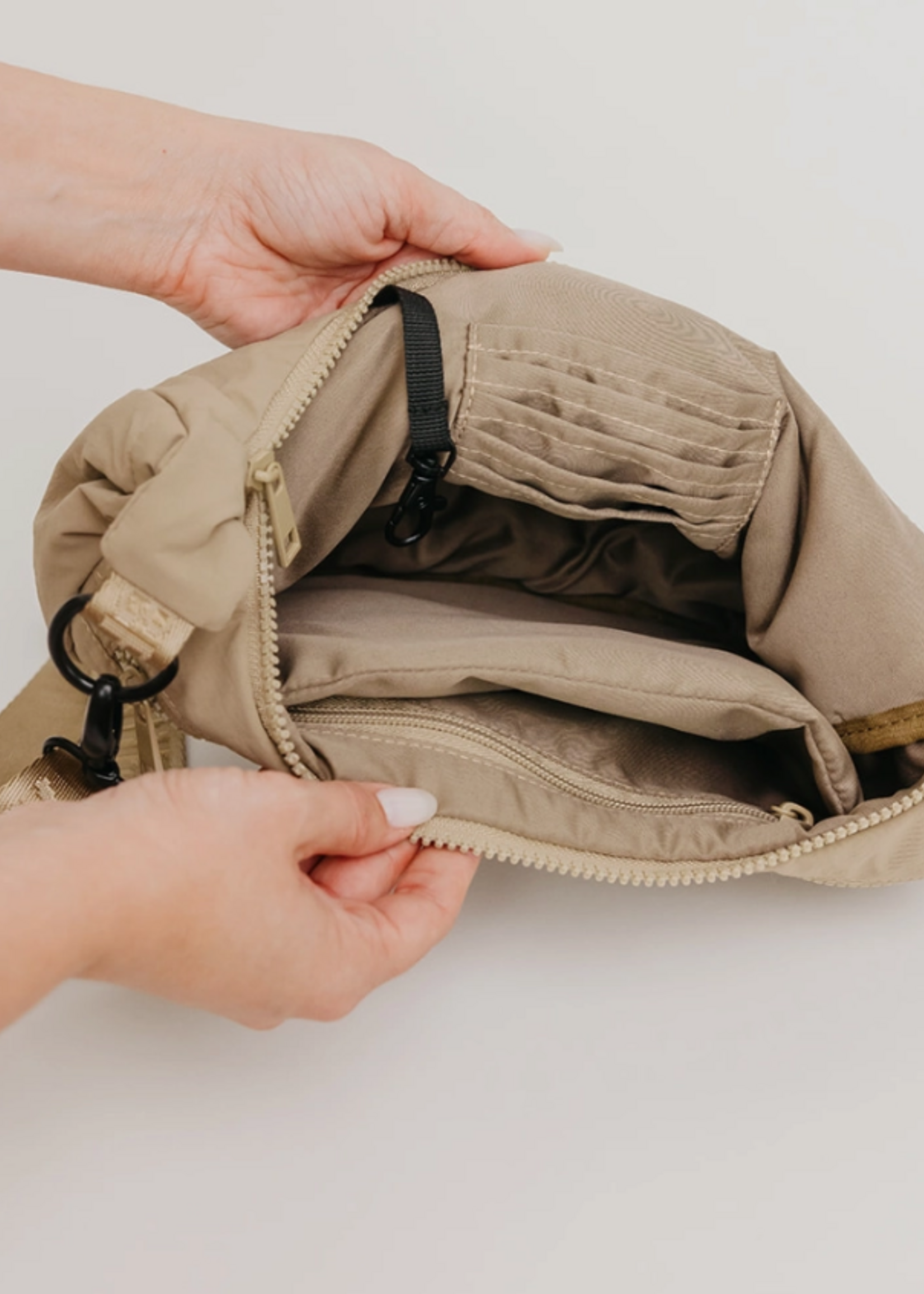 Brixley Sand Crescent Bag