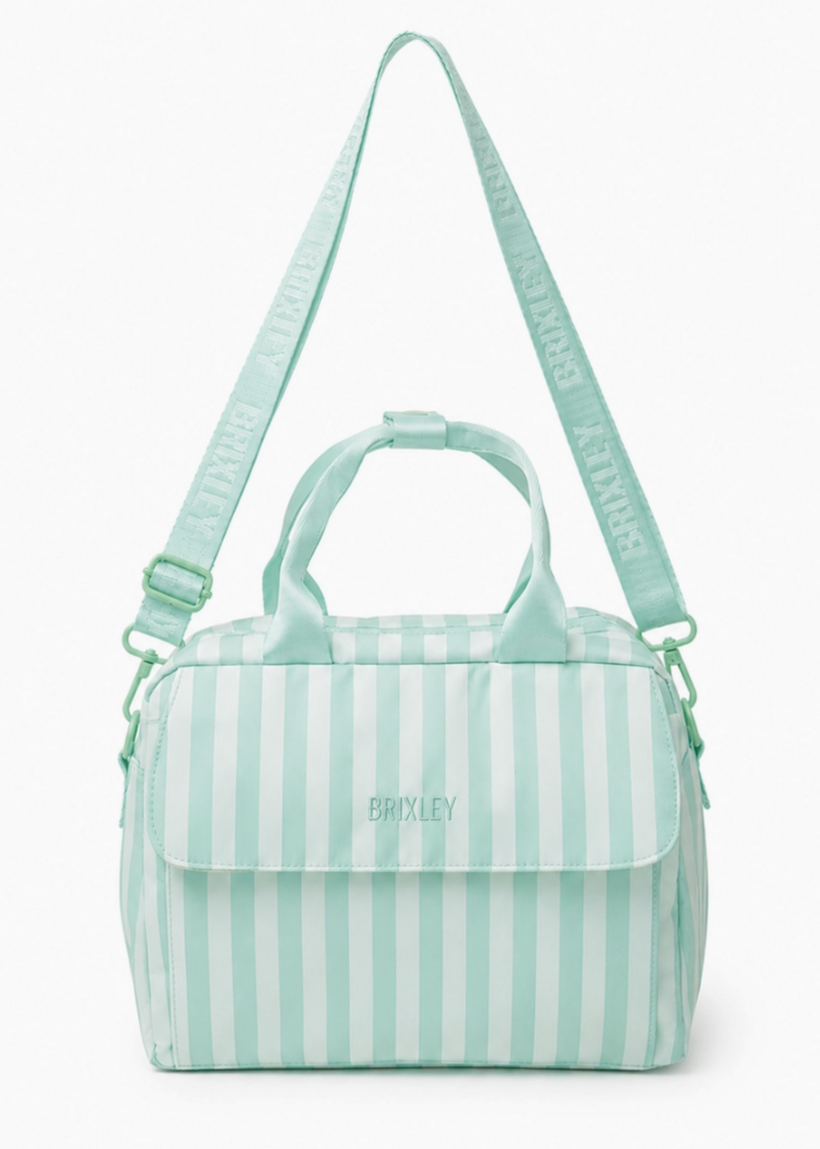 Brixley Seafoam Stripe Lunch Box