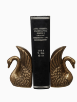 Hazel Mazel Cast Iron Swan Bookends