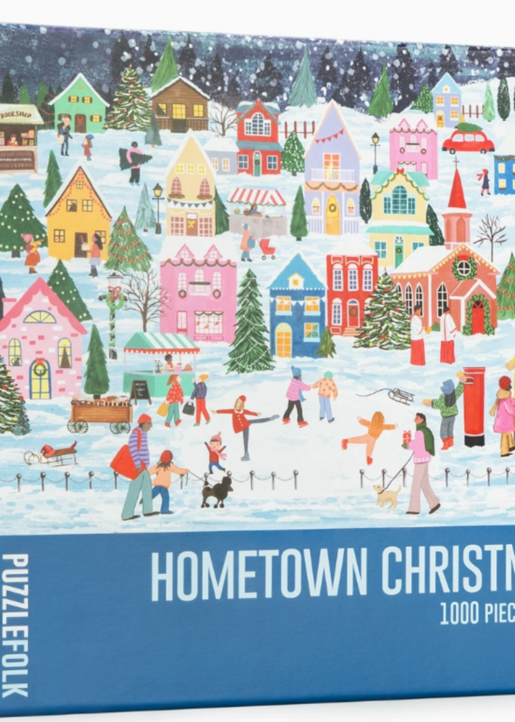 Puzzlefolk Hometown Christmas Puzzle