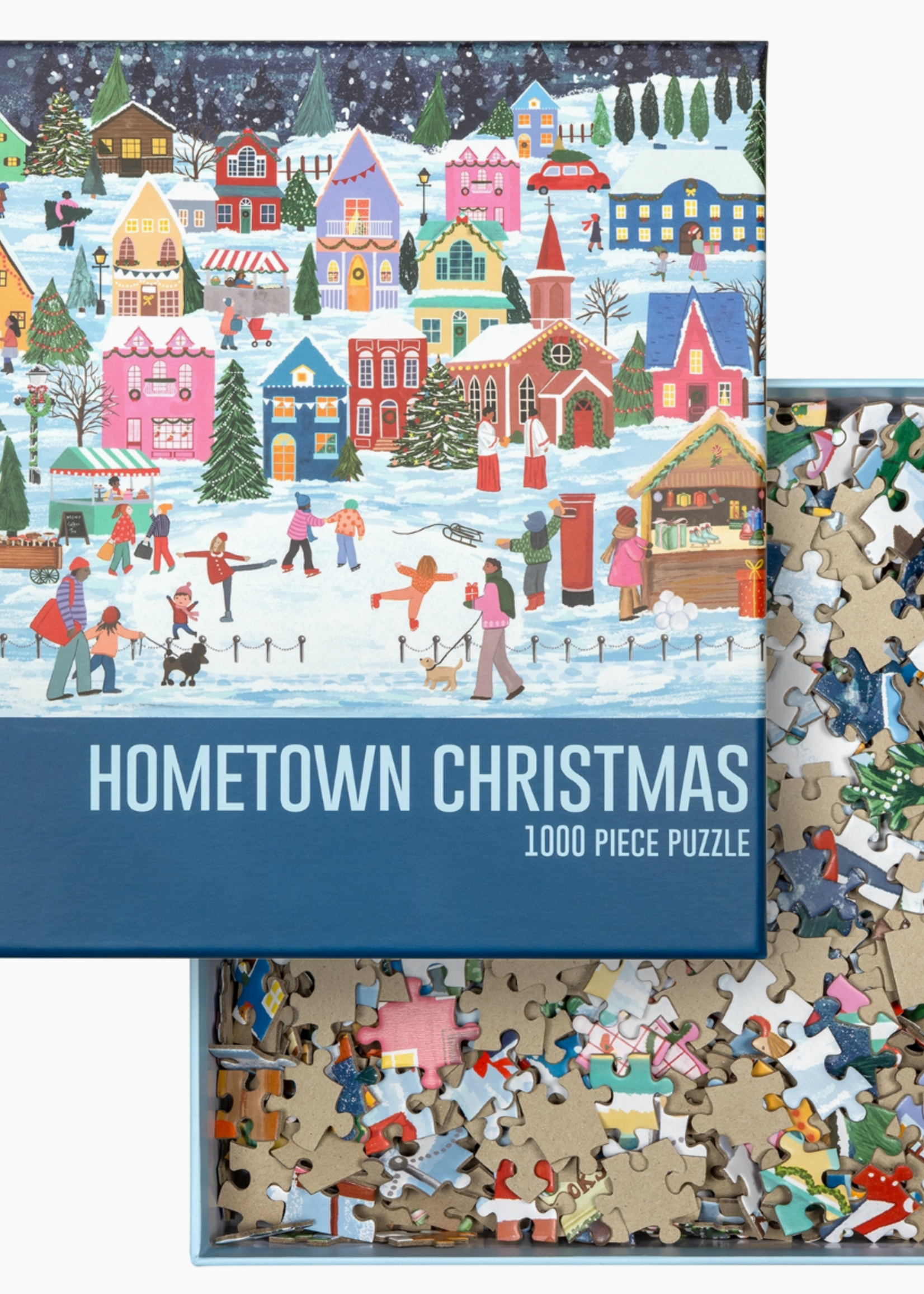 Puzzlefolk Hometown Christmas Puzzle