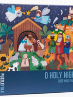 Puzzlefolk O Holy Night 1000 Piece Christmas Holiday Nativity Puzzle