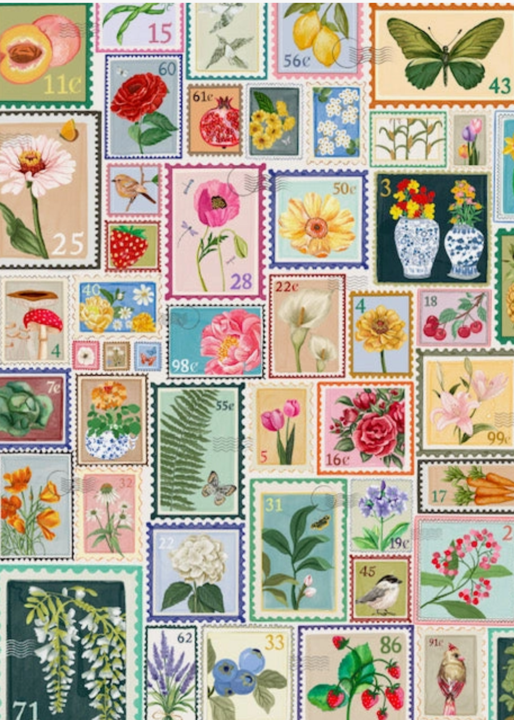 Puzzlefolk Petals and Postage Puzzle
