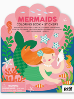 Chronicle Books Coloring Book with Stickers: Mermaids