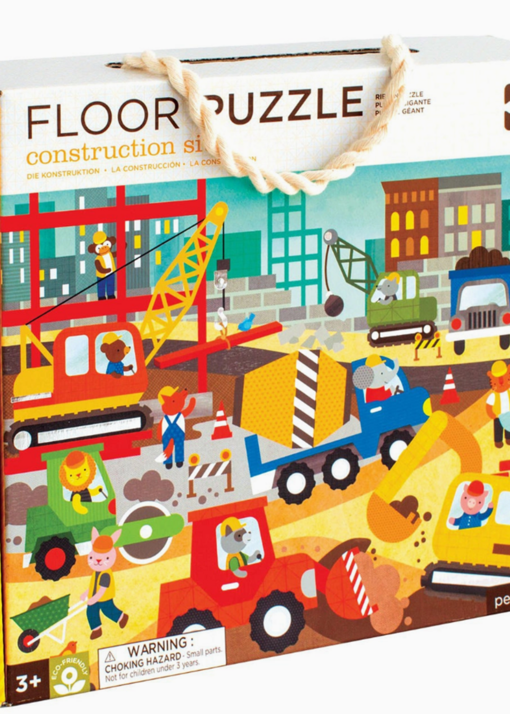 Chronicle Books Construction Site 24-Piece Floor Puzzle