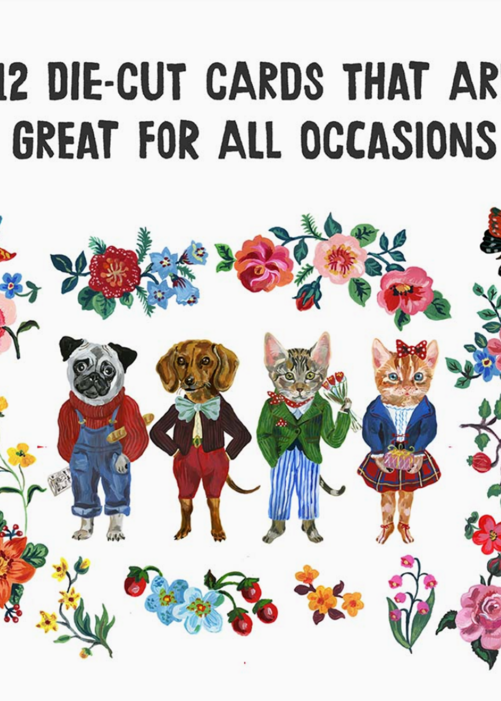Chronicle Books Fancy Fauna: 12 Notecards & Envelopes