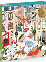 Chronicle Books Merriest Village 1000 Piece Foil Puzzle