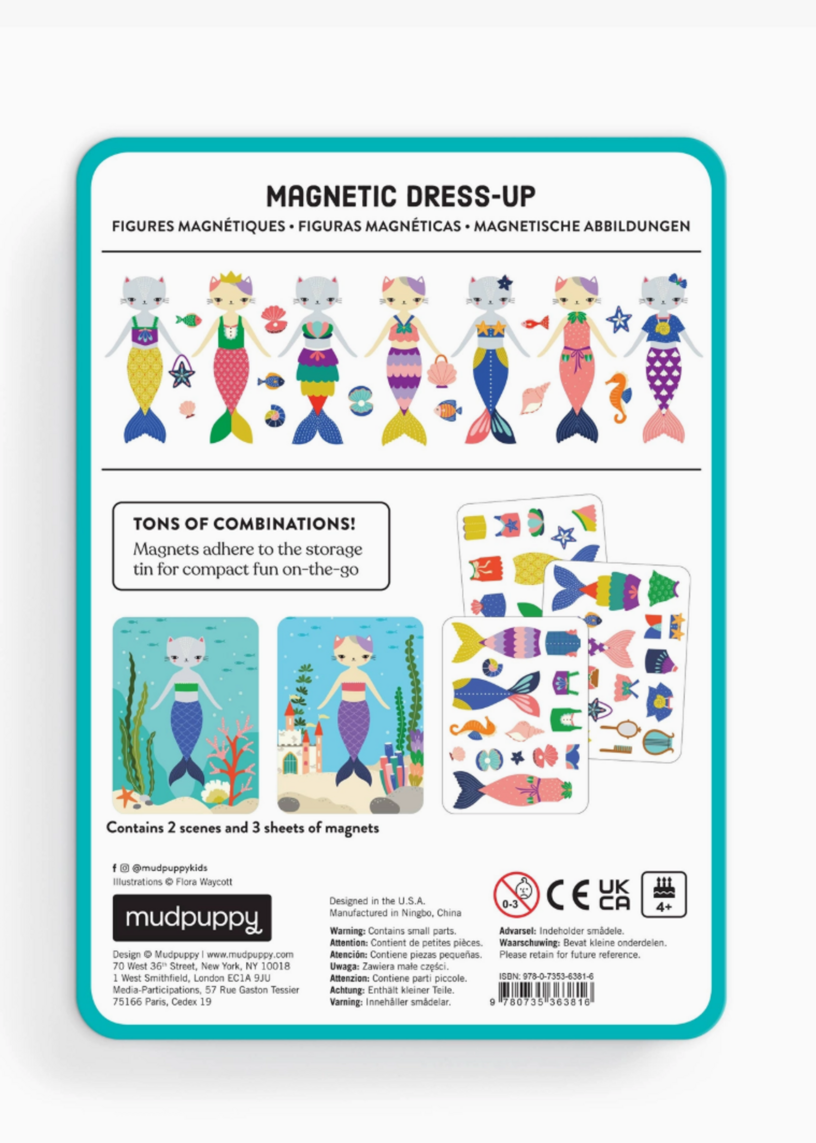 Chronicle Books Purrmaid Magnetic Dress-Up