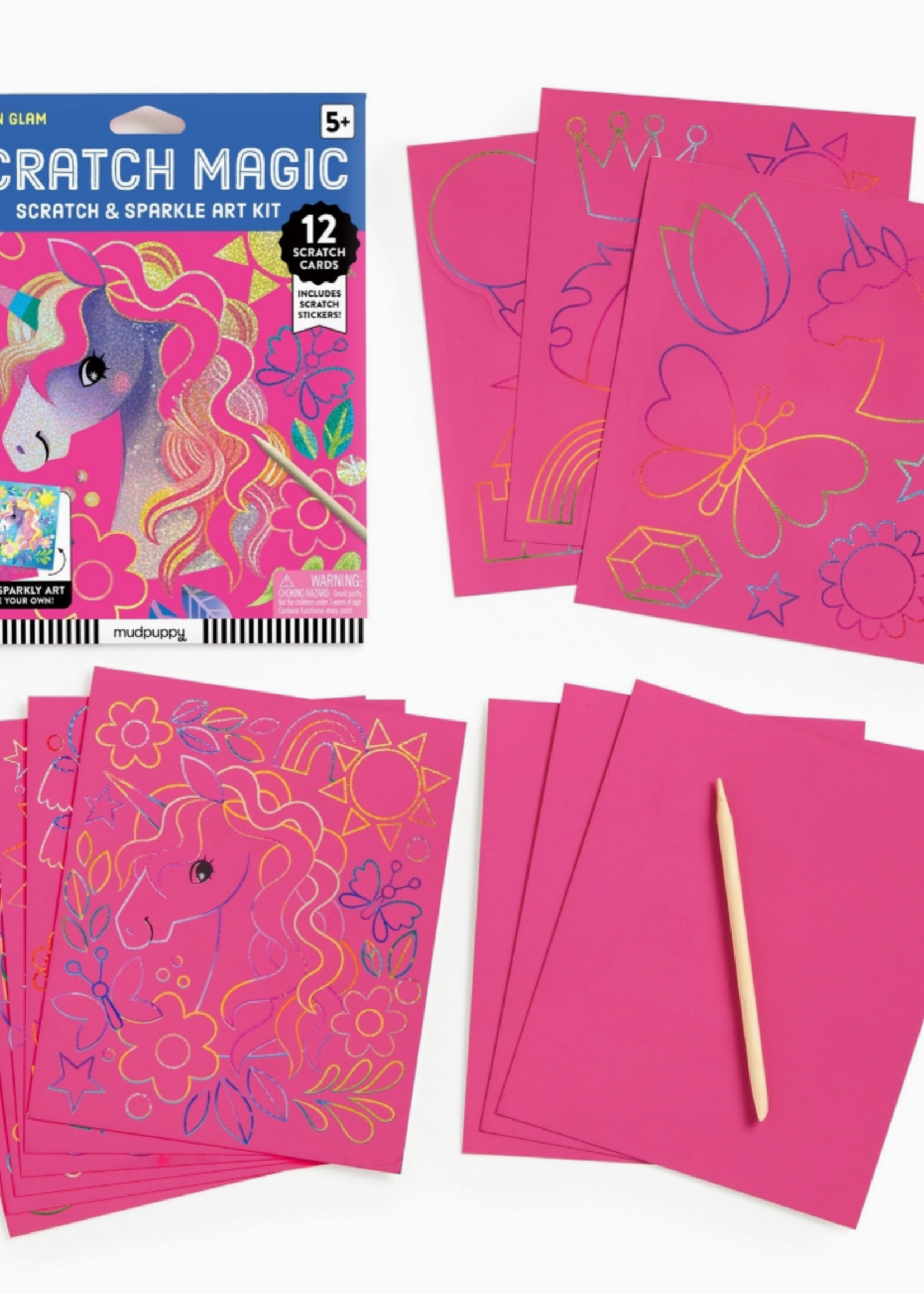 Chronicle Books Unicorn Glam Scratch Magic