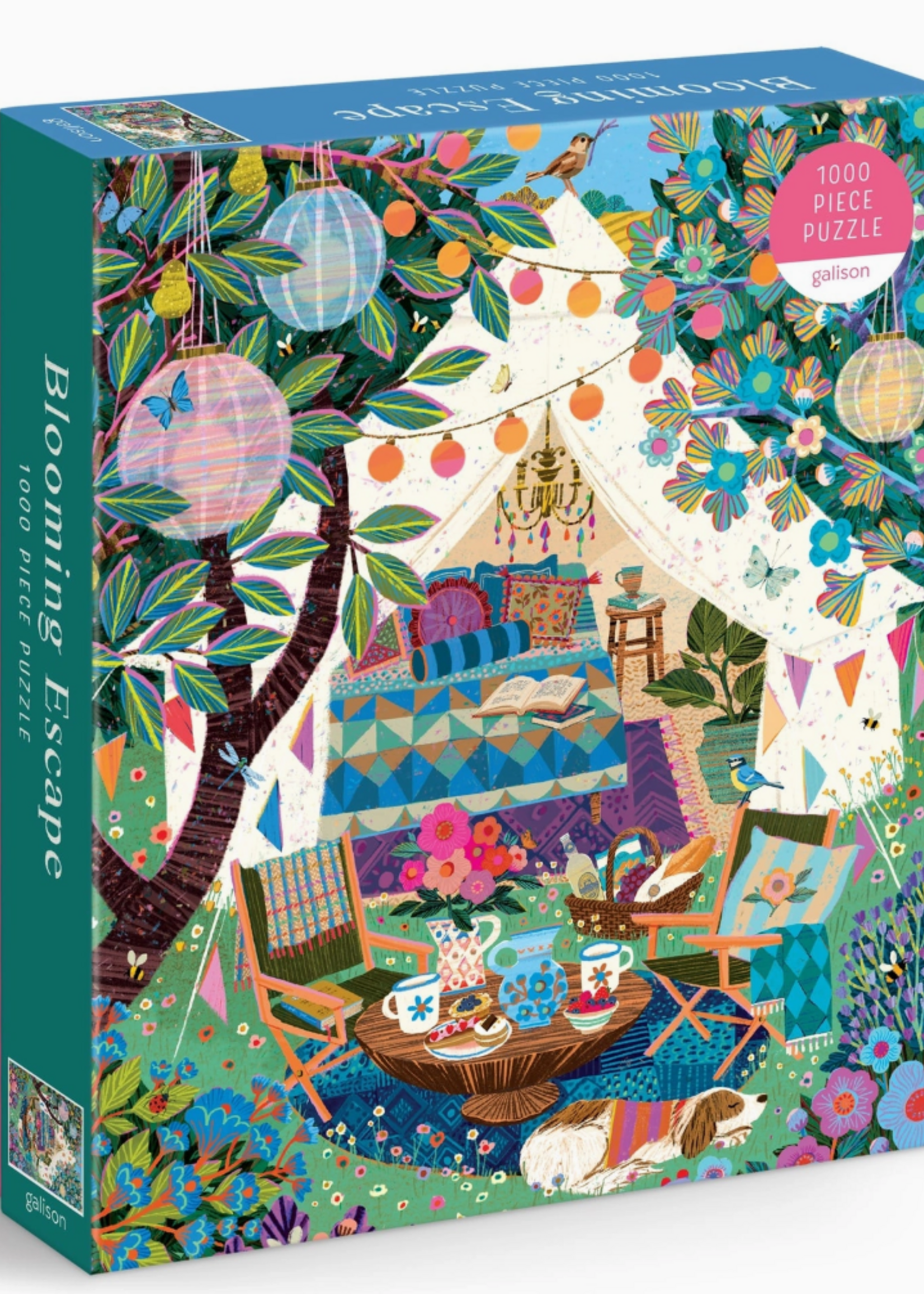 Chronicle Books Victoria Ball Blooming Escape 1000 Piece Puzzle