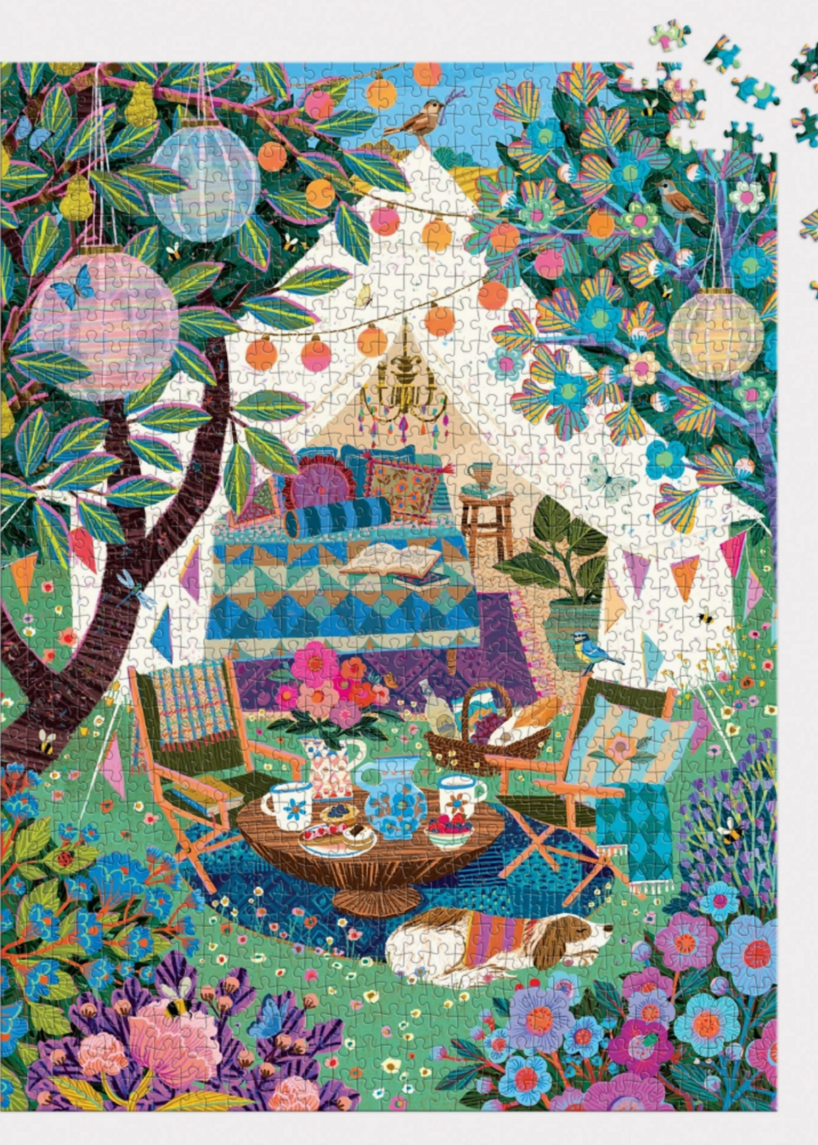 Chronicle Books Victoria Ball Blooming Escape 1000 Piece Puzzle