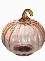 A&B Home Group Inc. D4x5" Amber Glow Glass Pumpkin