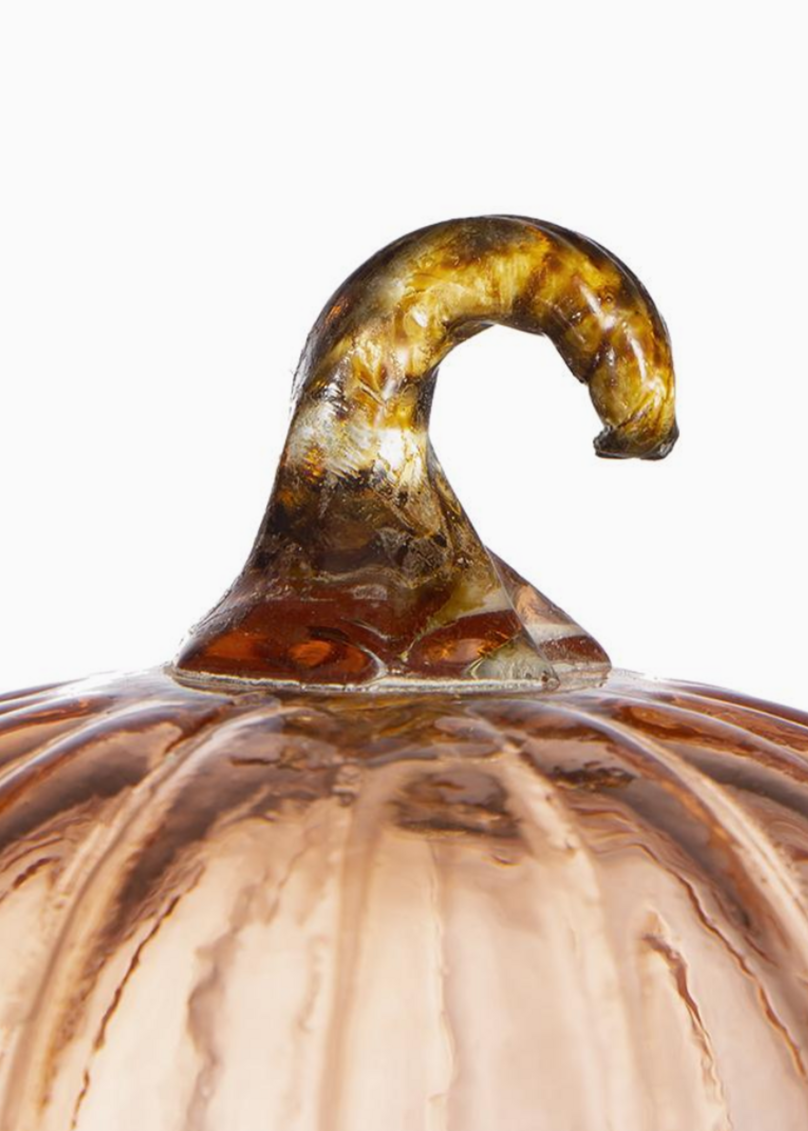 A&B Home Group Inc. D4x5" Amber Glow Glass Pumpkin