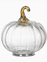 A&B Home Group Inc. D4x5" Glass Pumpkin, Clear